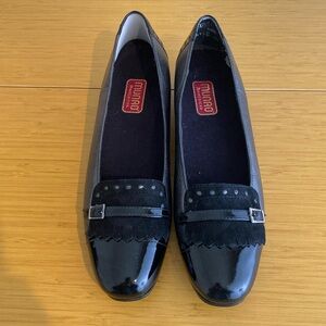 Munro Captoe Patent Leather Ballet Flats 8